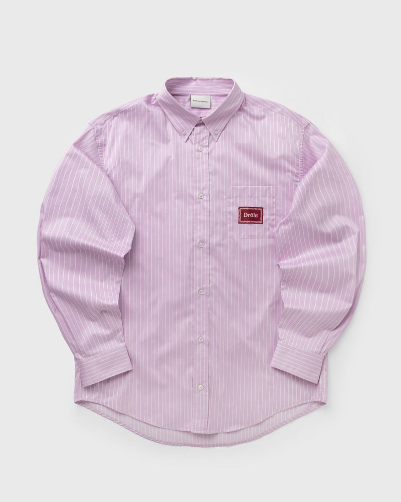 Drôle de Monsieur Chemise Rayèe Drùle Coton Pink
