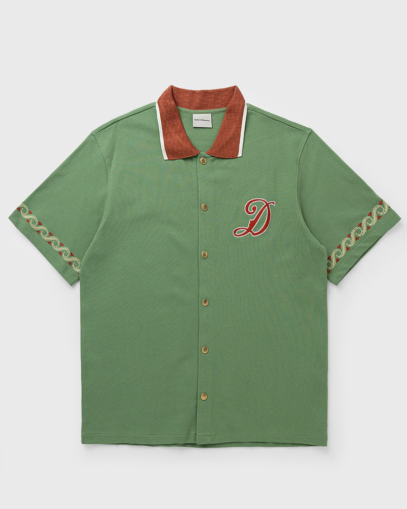 Drôle de Monsieur Chemise Drùle Sport Brodèe Green
