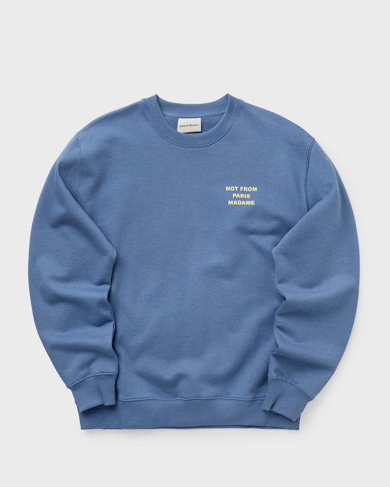 Drôle de Monsieur le Sweatshirt Slogan Blue