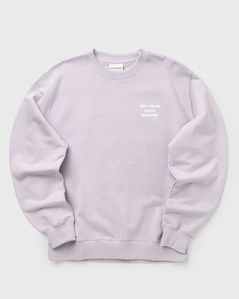 Drôle de Monsieur le Sweatshirt Slogan Purple