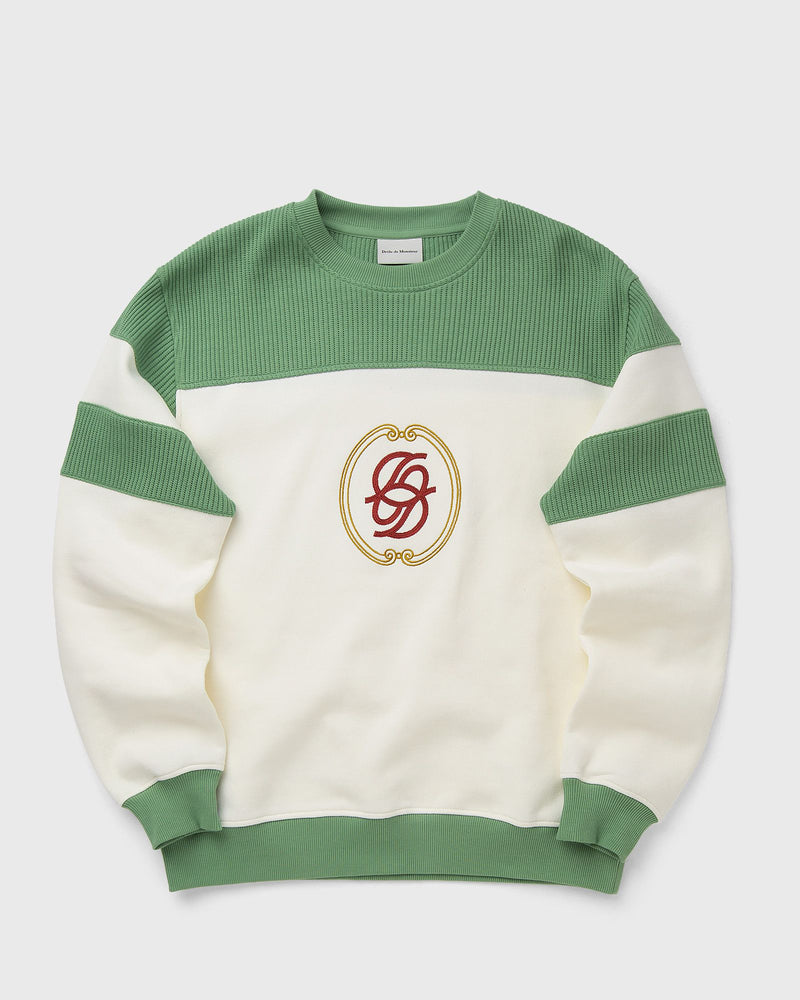 Drôle de Monsieur Sweatshirt Drùle Patch Green|beige
