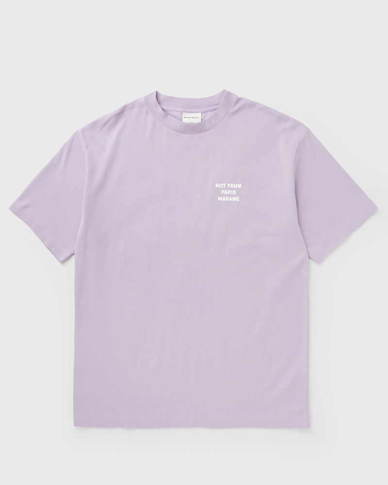 Drôle de Monsieur le T-Shirt Slogan Purple