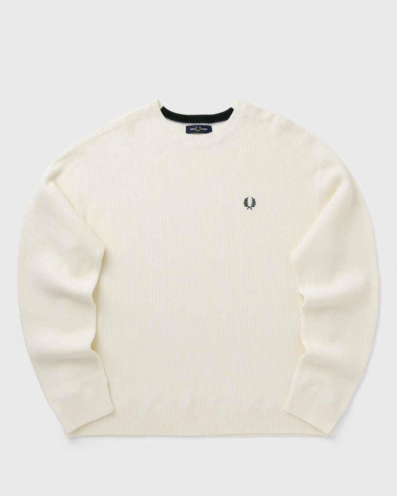 Fred Perry Textured Jumper Beige