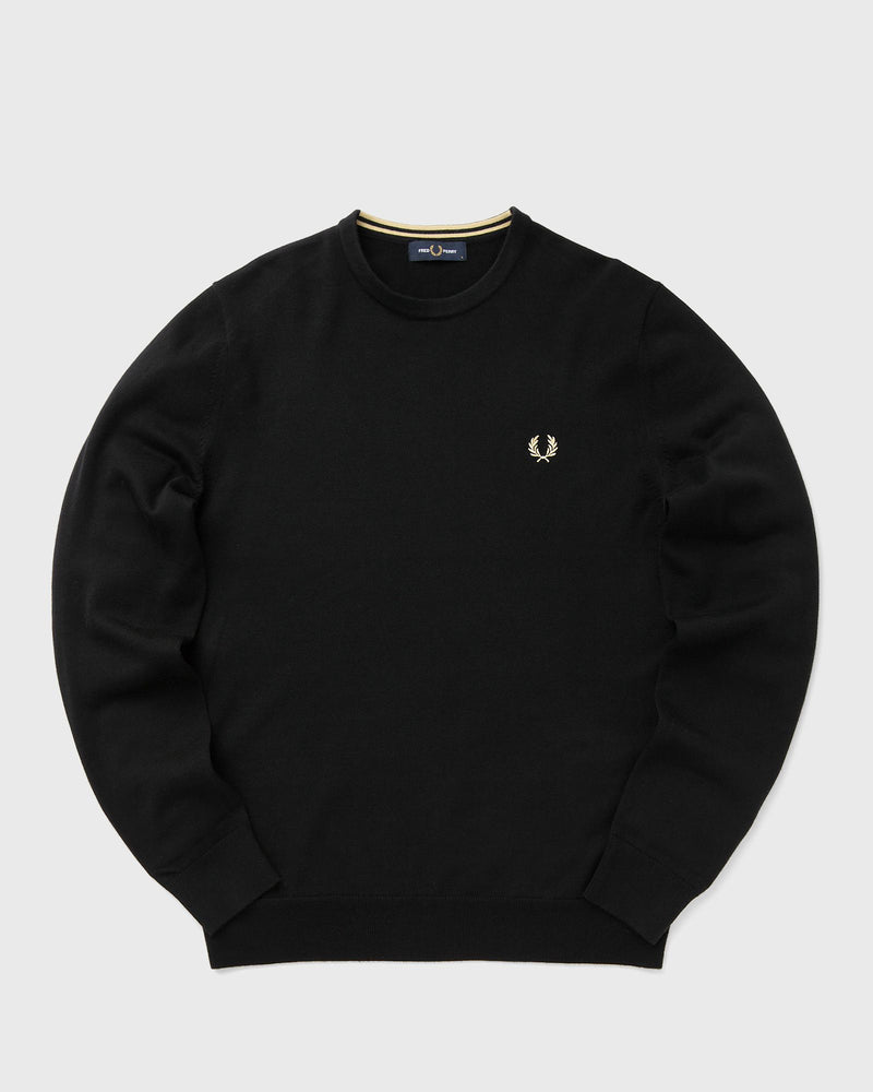 Fred Perry Classic Crew Neck Jumper Black