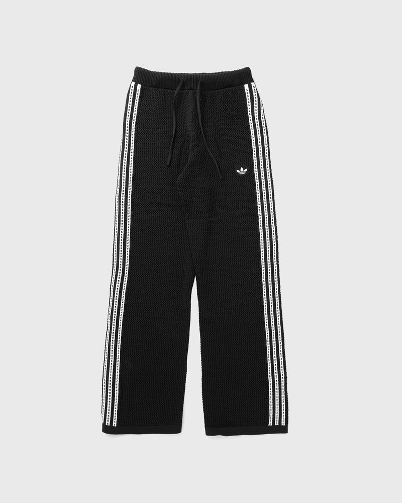 Adidas Womens Knitted Crochet Firebird Trackpants Black