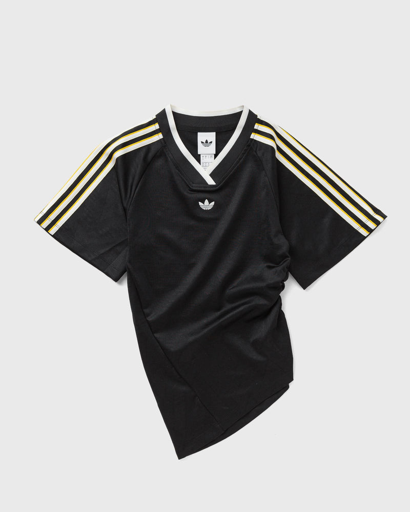 Adidas Womens Rouched Football Jersey Black