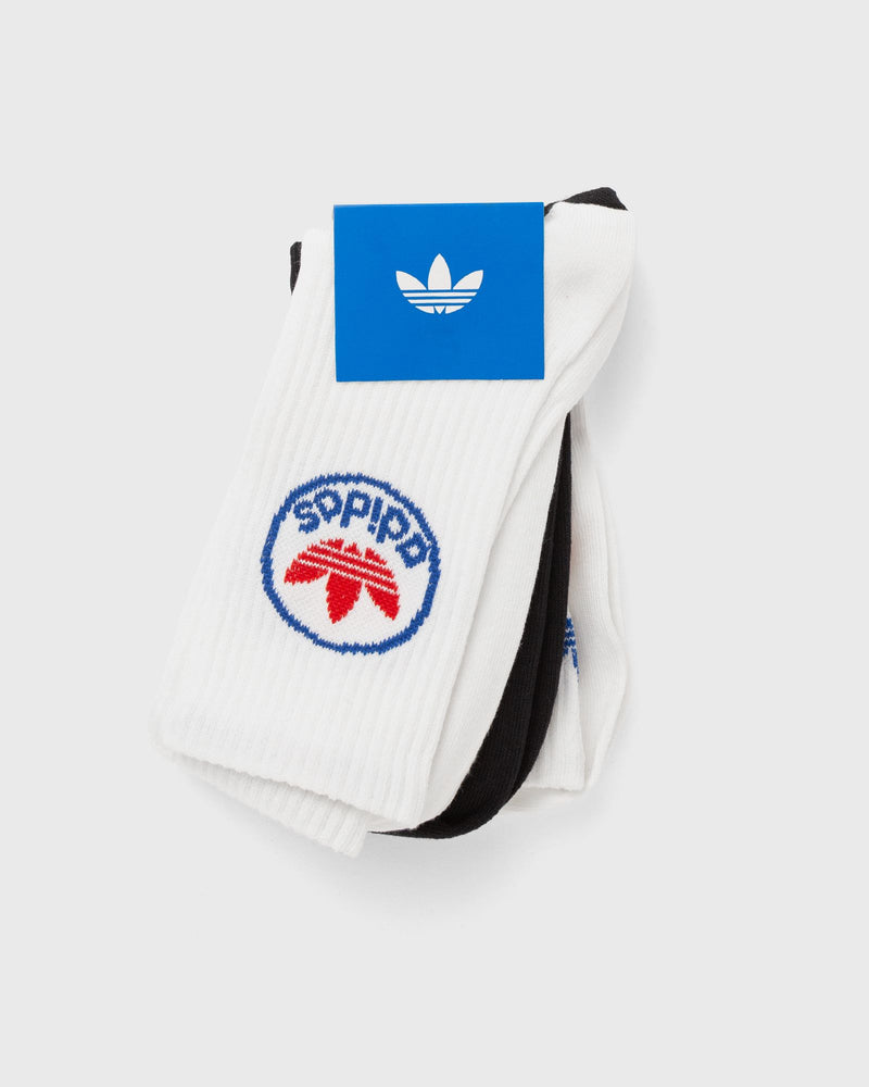 Adidas Trefoils Crew Sock 3 Pairs Black|white