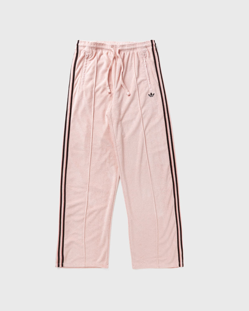 Adidas Womens Terry Towel Firebird Pants Pink