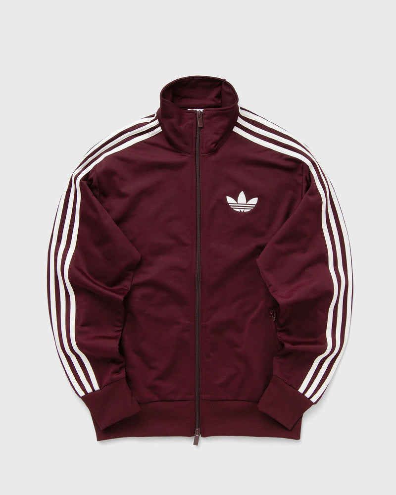 Adidas Womens Firebird Track Top Loose Red