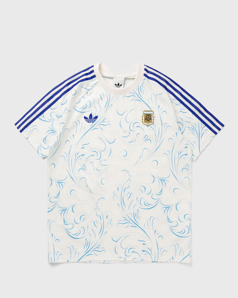 Adidas Argentina Originals All Over Print Tee Blue|white