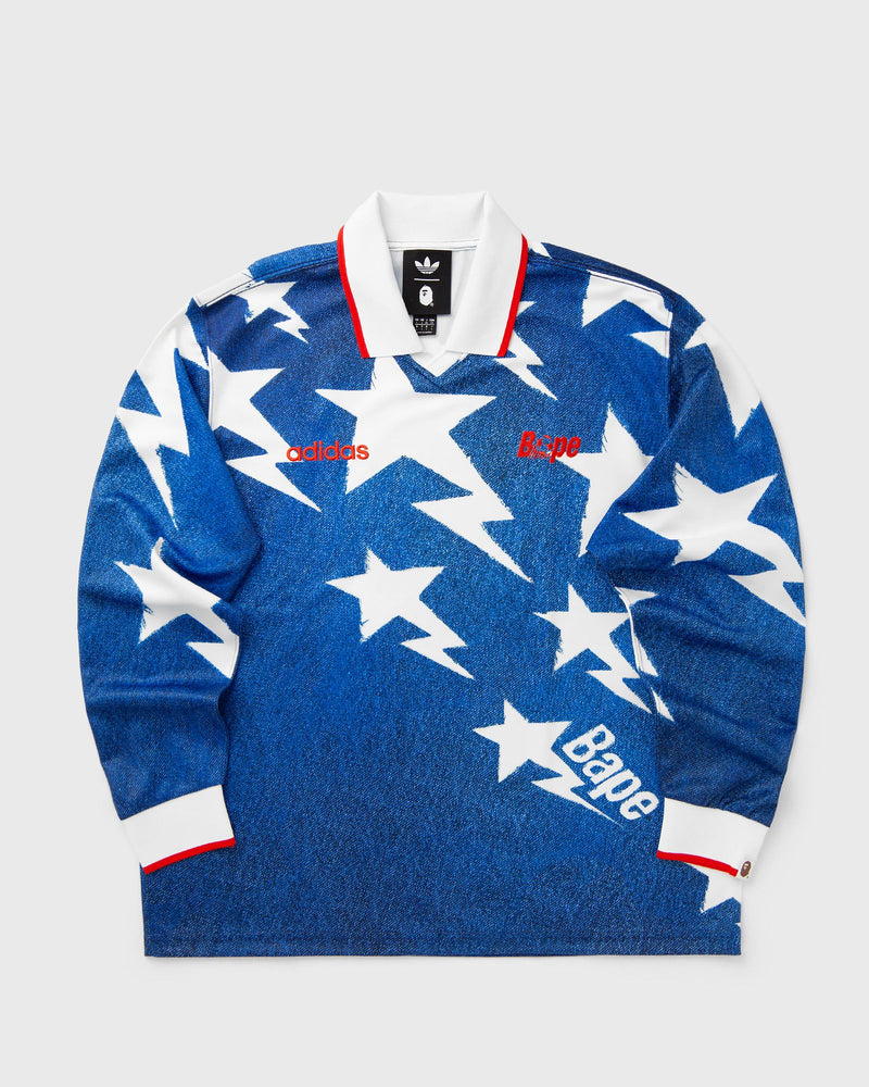 Adidas x Bape Lsl Sta Jersey Blue