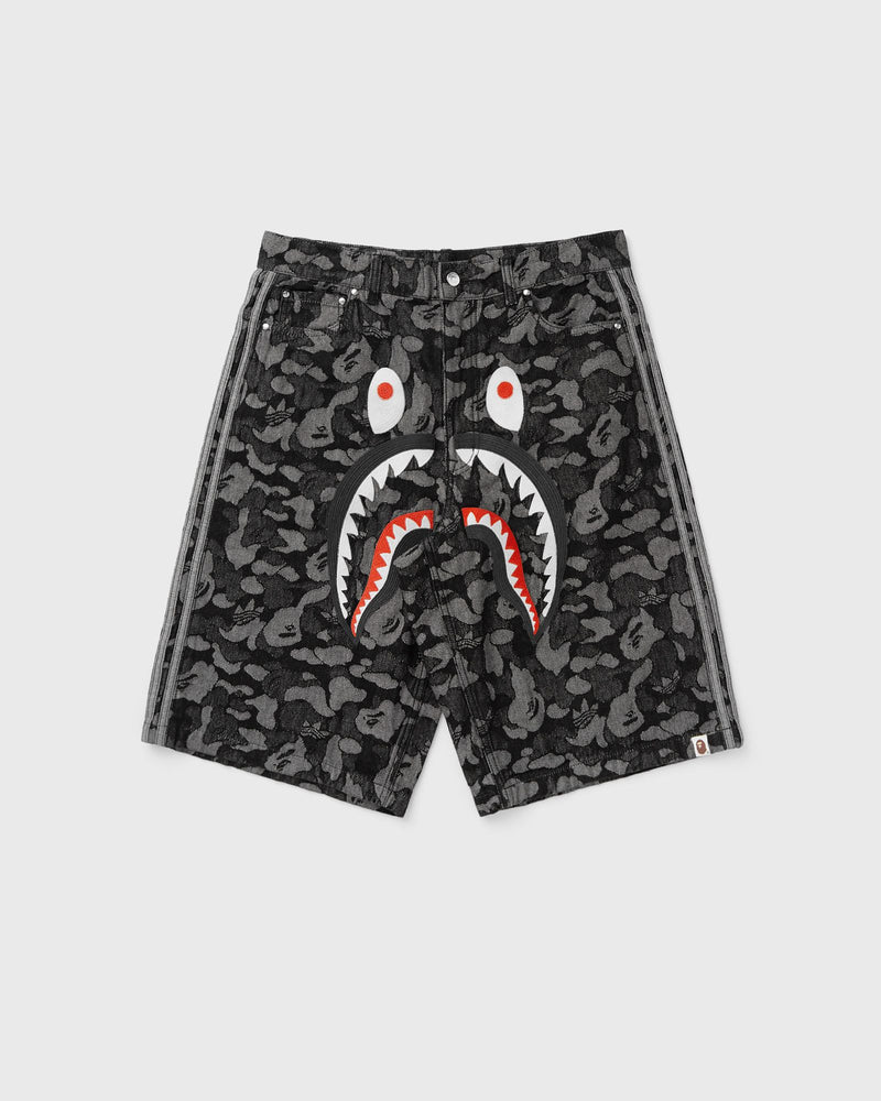 Adidas x Bape Shark Denim Jorts Black
