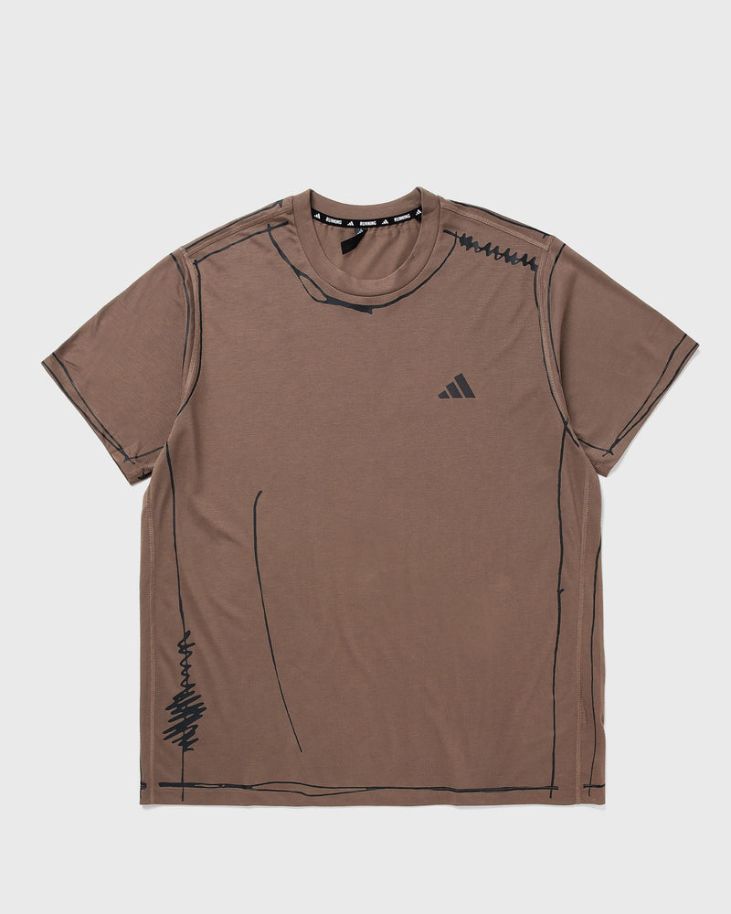 Adidas ADI365 Song for the Mute Running Unitefit Tee Brown