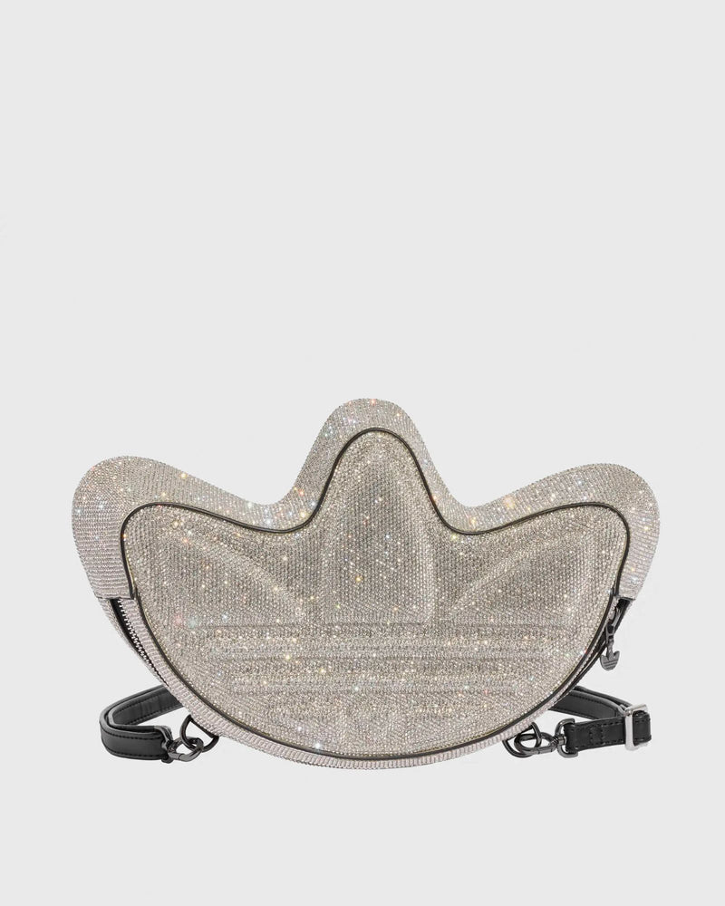 Adidas Trefoil Rhinestone Bag Grey