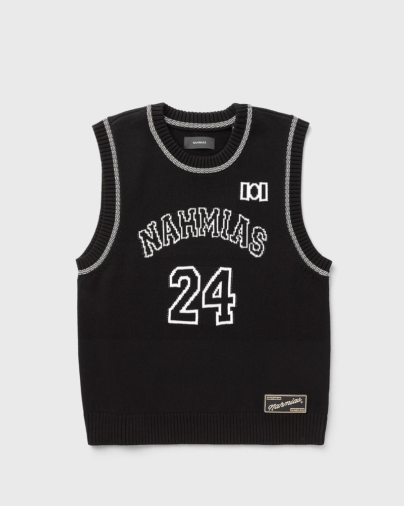 Nahmias Knit 24 Basketball Jersey Black