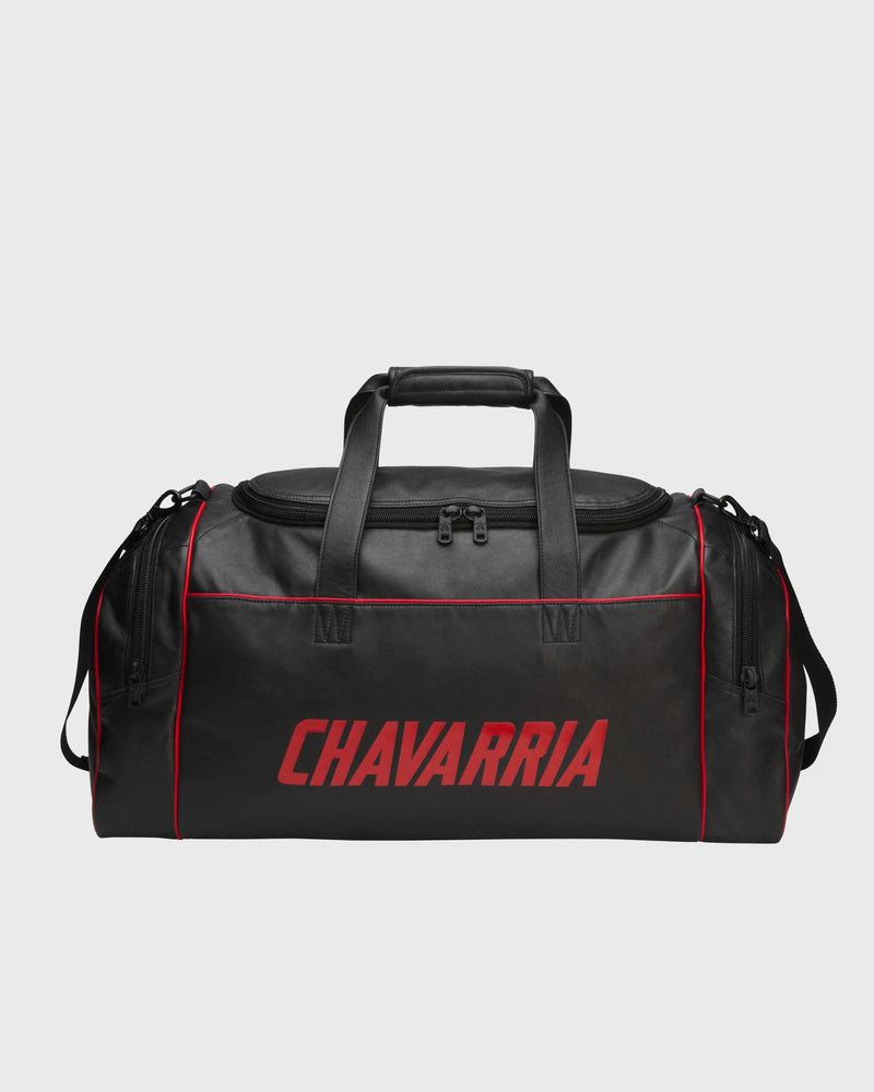 Adidas x Willy Chavarria Premium Leather Gym Bag Black