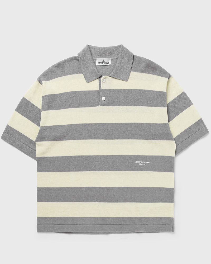 Stone Island Polo Shirt Grey|beige