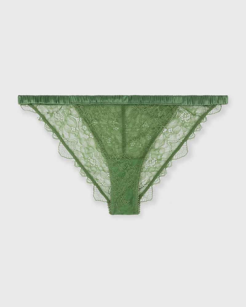 Love Stories Wild Rose Thong Green