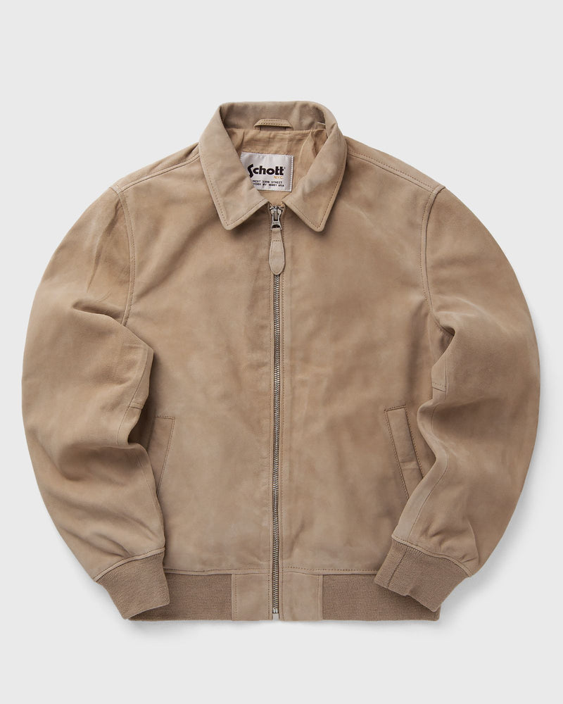 Schott NYC Bomber Jacket Beige