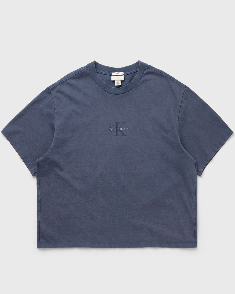 Calvin Klein Jeans 90S Fit Micro Mnlgo Wash Tee Blue