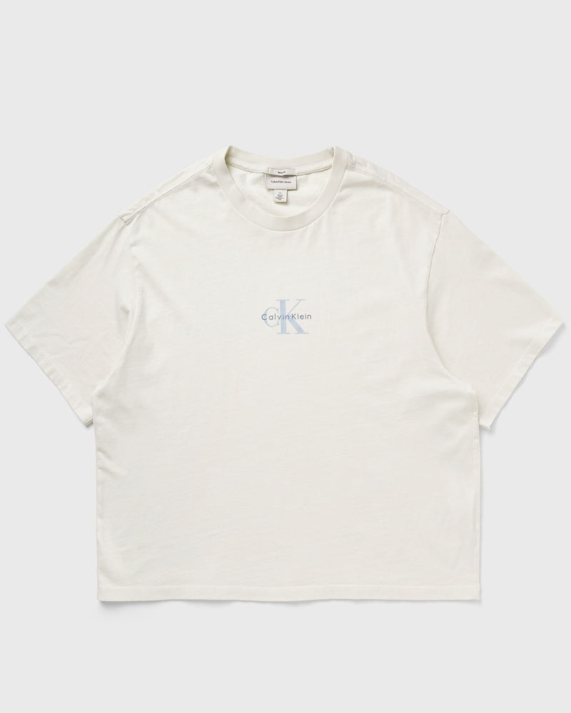 Calvin Klein Jeans 90S Fit Micro Mnlgo Wash Tee Beige