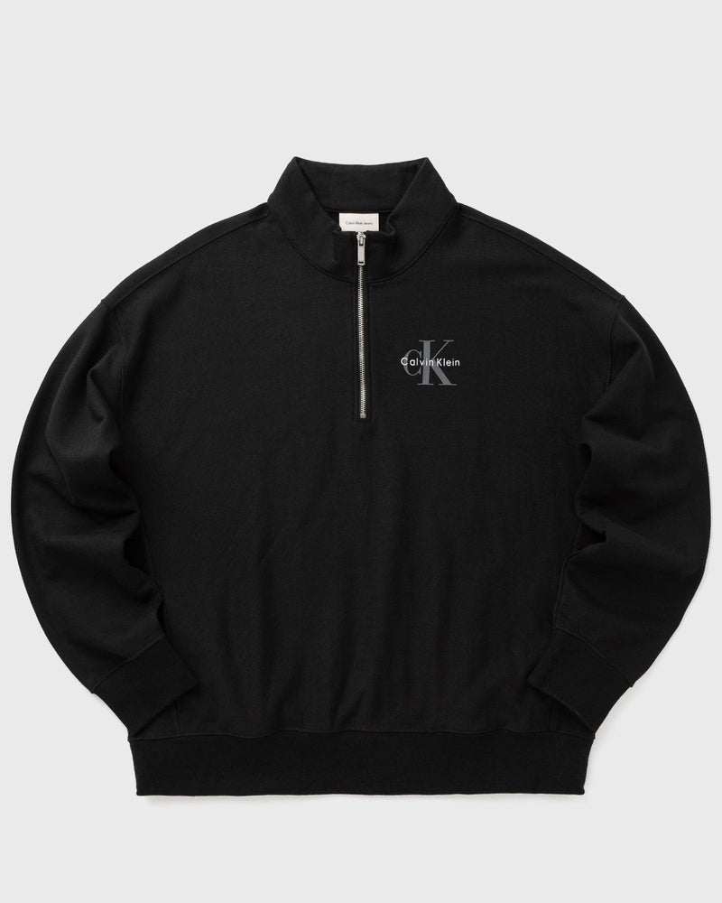 Calvin Klein Jeans Ls Premium Terry Micro Monologo Black