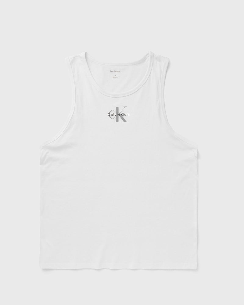 Calvin Klein Jeans 30S Classic Micro Monologo Tank White