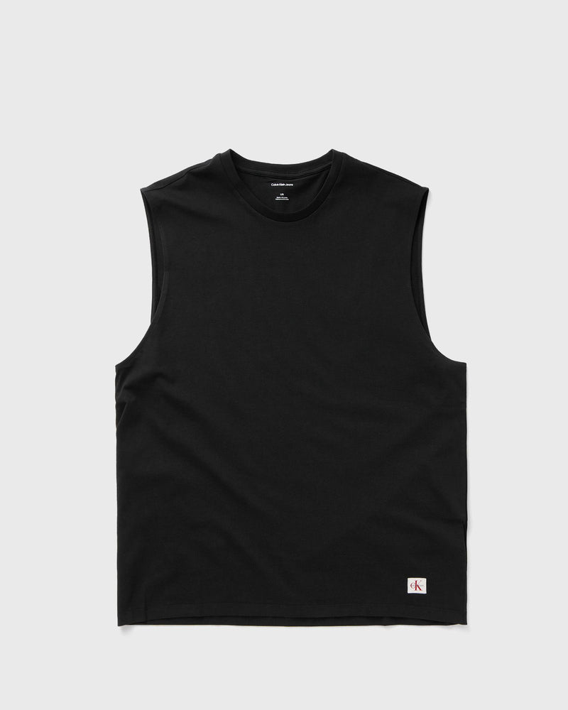 Calvin Klein Jeans 30S Jersey Badge Muscle Tank Black