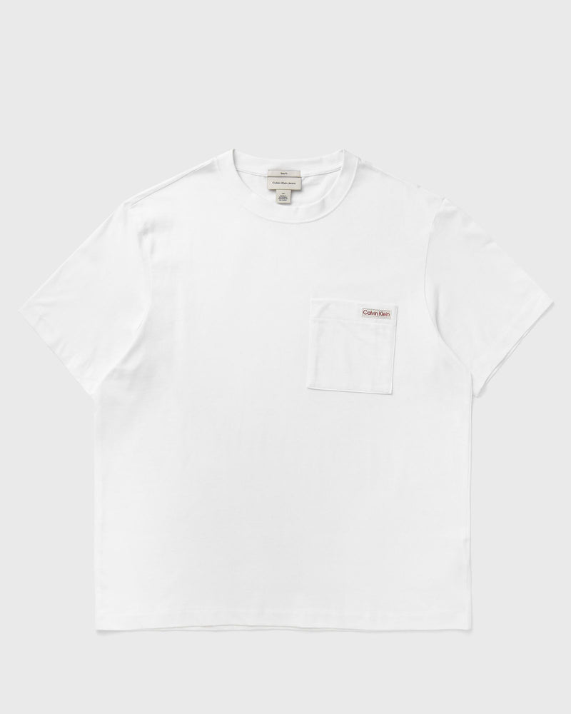 Calvin Klein Jeans Ss 20S Jersey Easy Coin Pocket T White