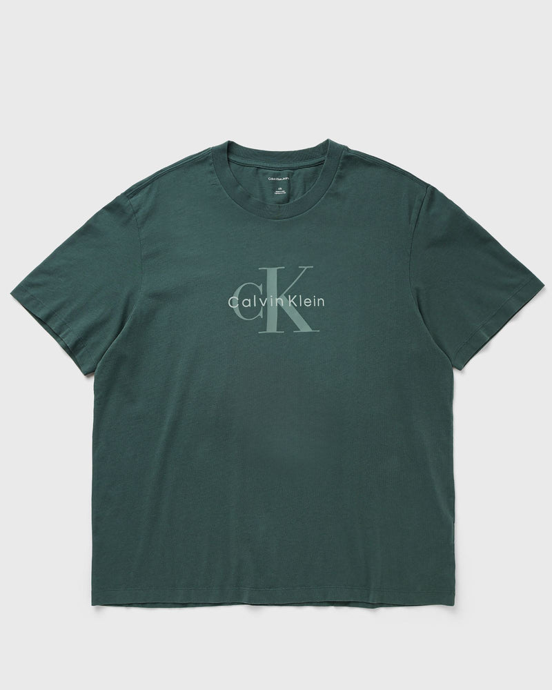 Calvin Klein Jeans Ss 20S Acid Wash Monologo Graphi Green