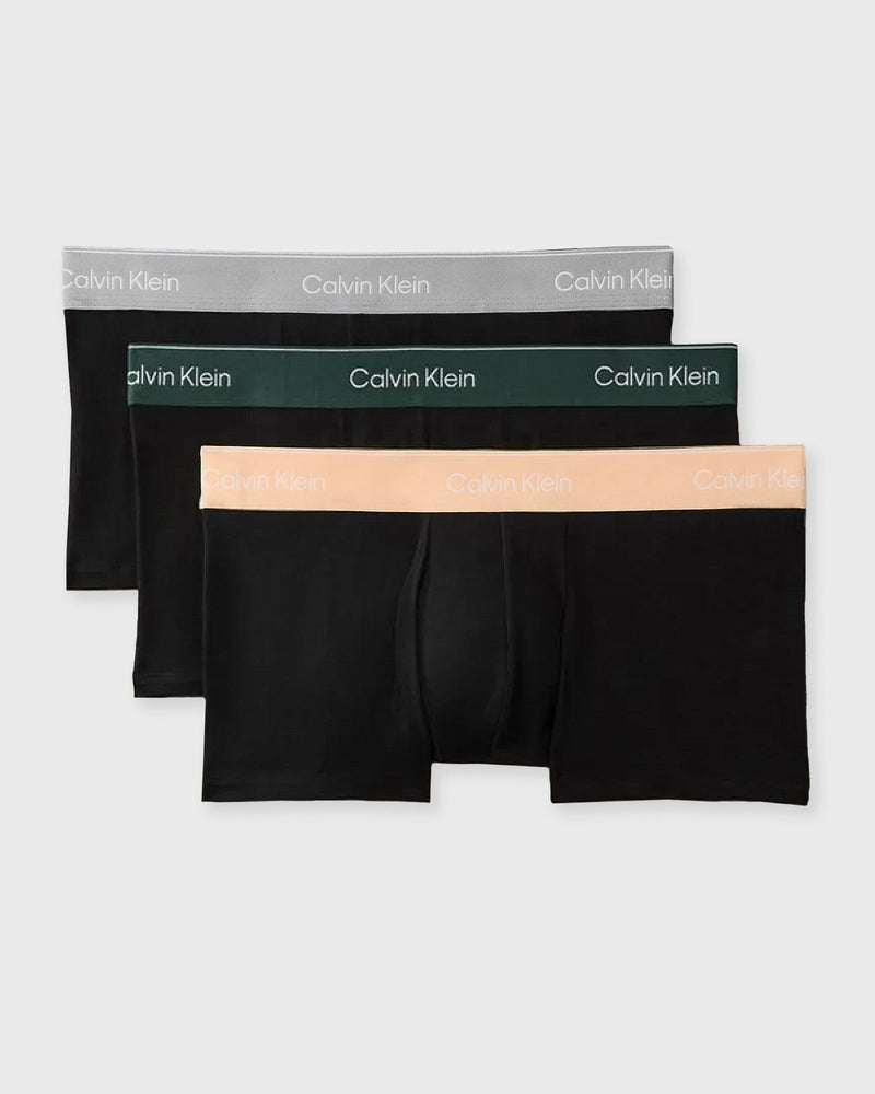 Calvin Klein Underwear Low Rise Trunk 3PK Black