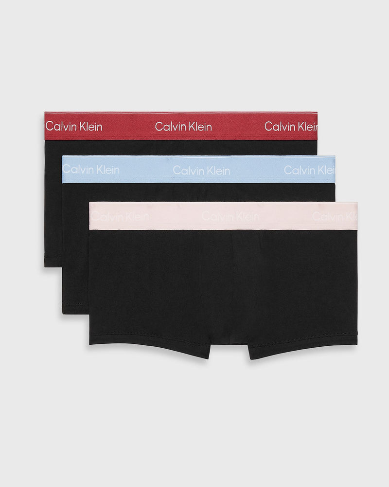 Calvin Klein Underwear Icon Cotton Stretch 3 Trunks Black