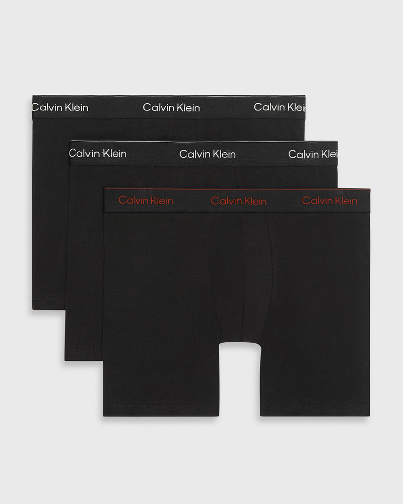 Calvin Klein Underwear Icon Ctn Stretch 3PK Black