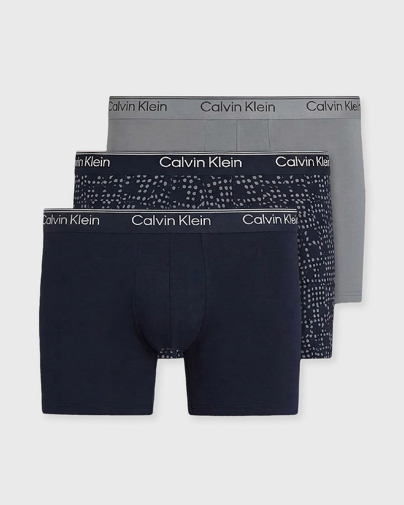 Calvin Klein Underwear Boxer Brief 3PK Black|grey