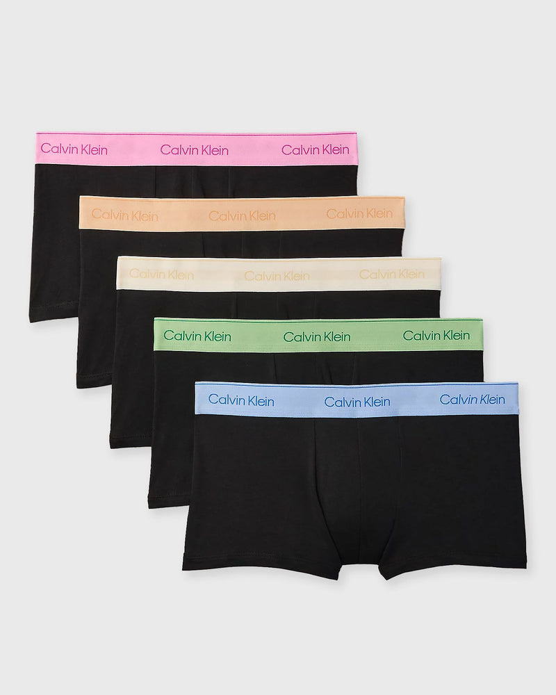 Calvin Klein Underwear Low Rise Trunk 5PK Black|multi