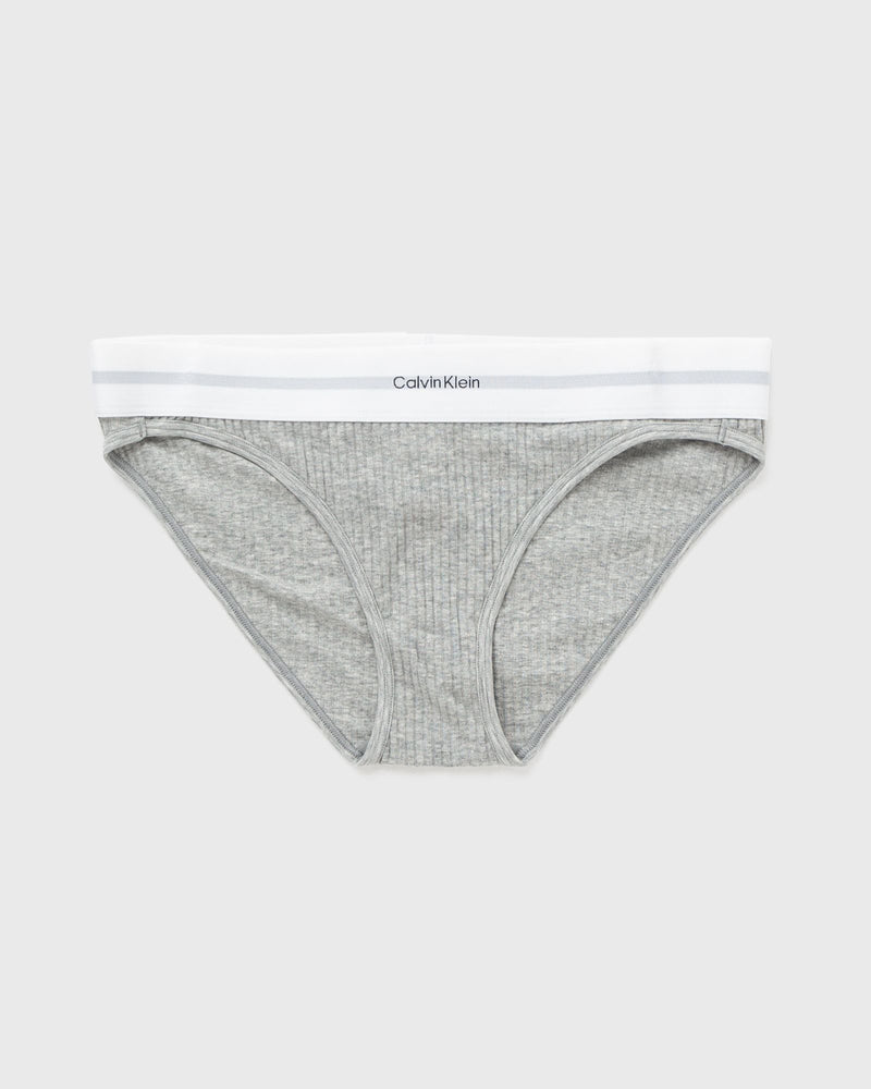 Calvin Klein Underwear Womens Modal Rib Bikini Grey