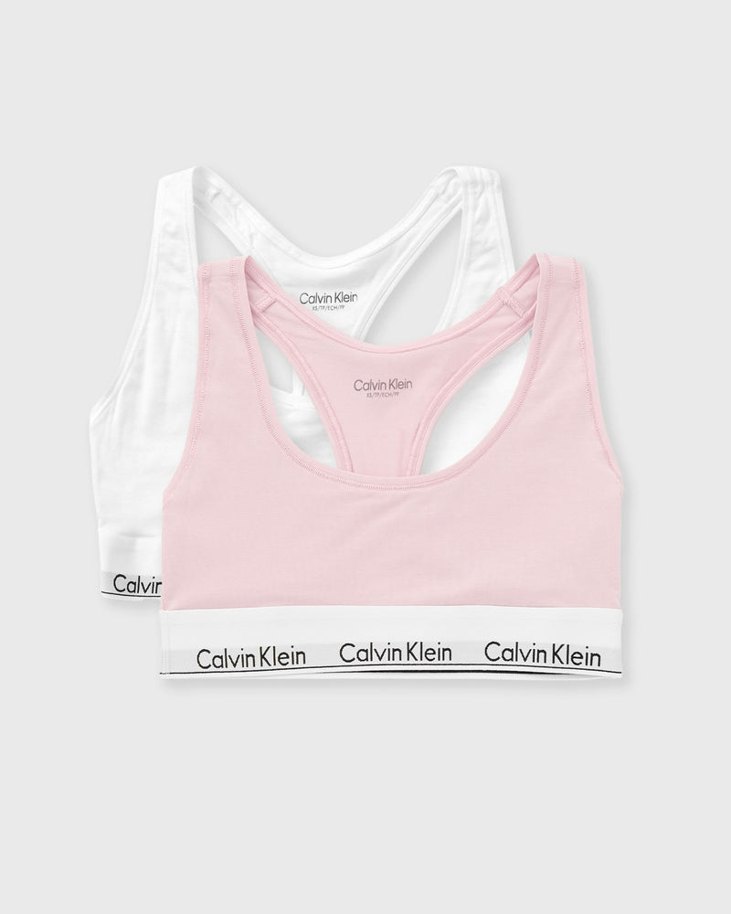 Calvin Klein Underwear Bralette 2PK Pink|white
