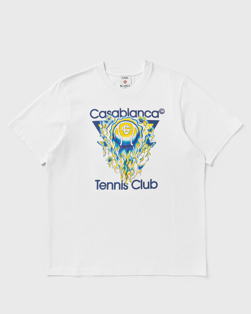 Casablanca Tennis Club Icon Classic Tee Blue