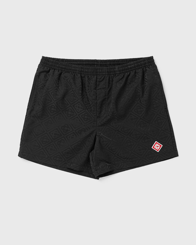 Casablanca Mens Jacquard Swim Shorts Black