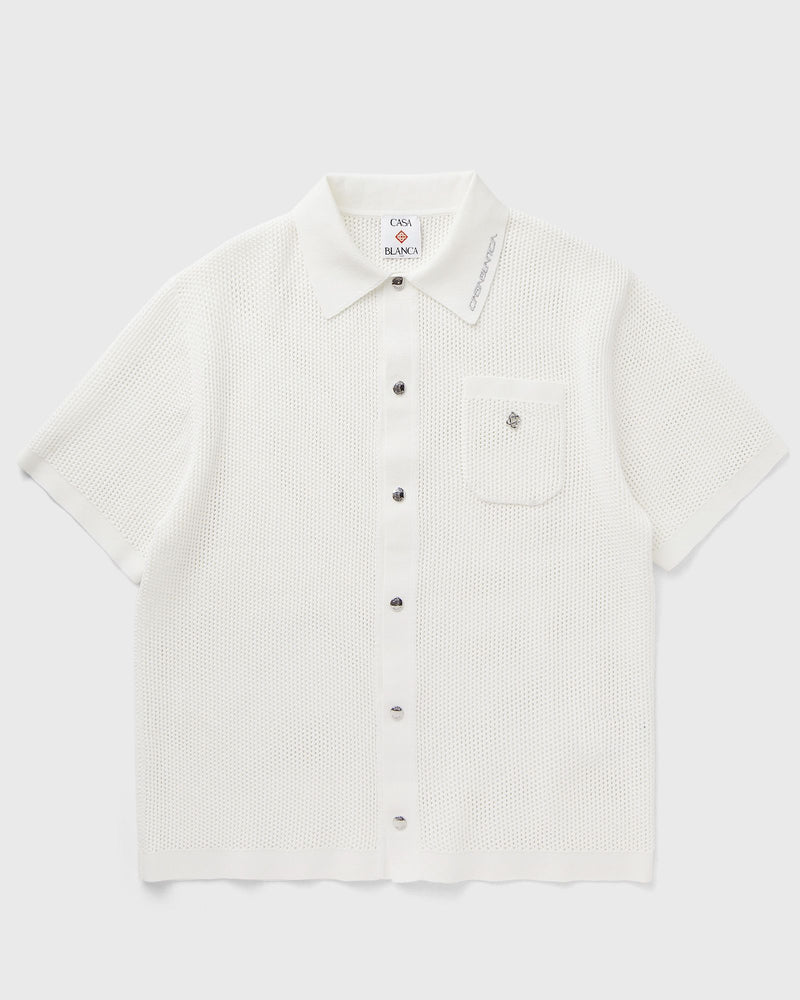 Casablanca Mesh Shirt White