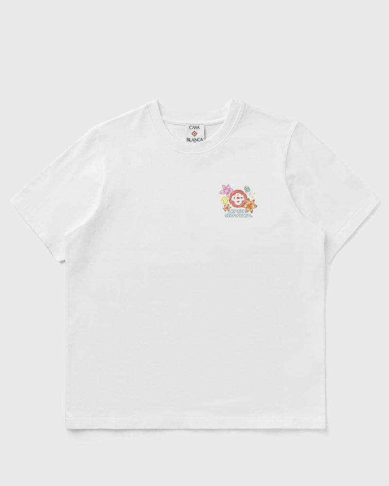 Casablanca Collage D’Icones Graphiques Oversized T-Shirt White