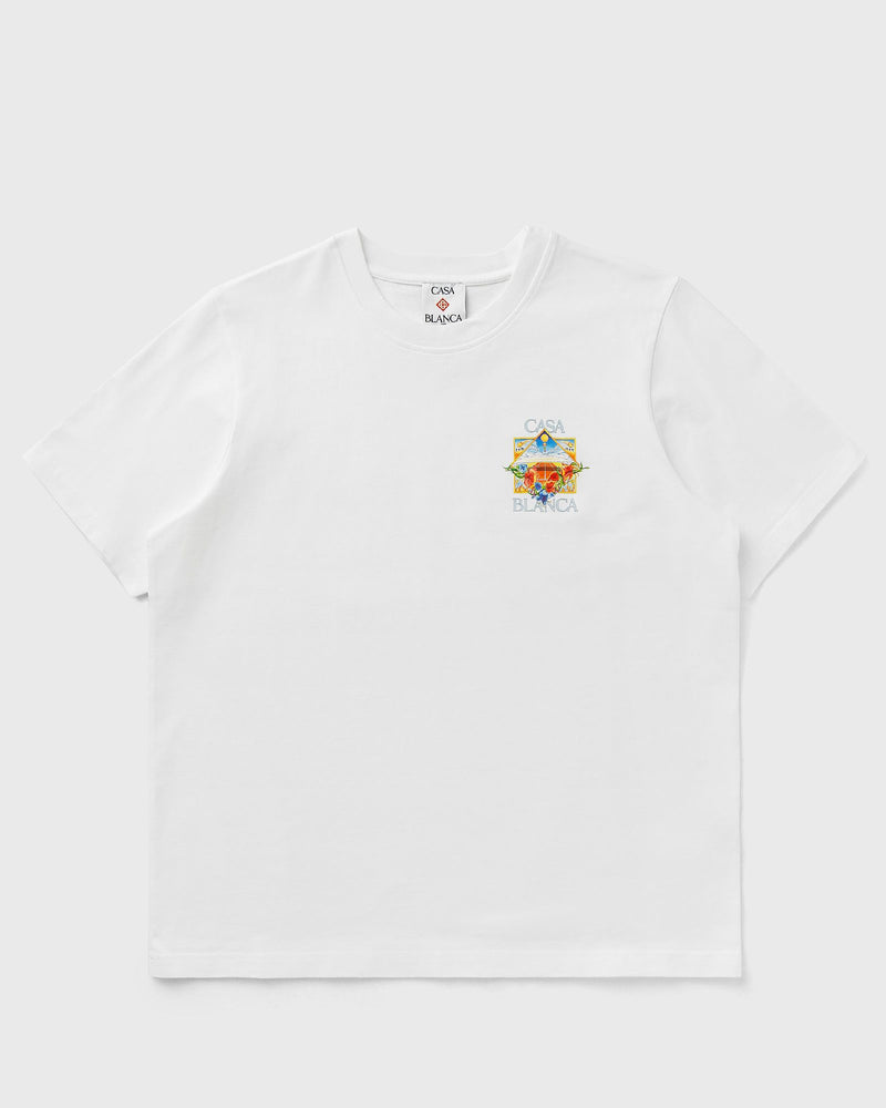 Casablanca Flower Court Icon Classic T-Shirt White