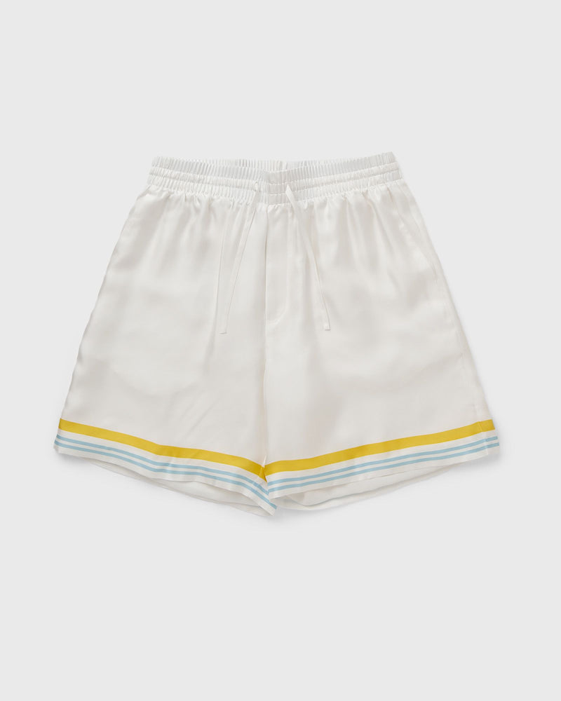 Casablanca Tennis Landscape Silk Shorts Multi