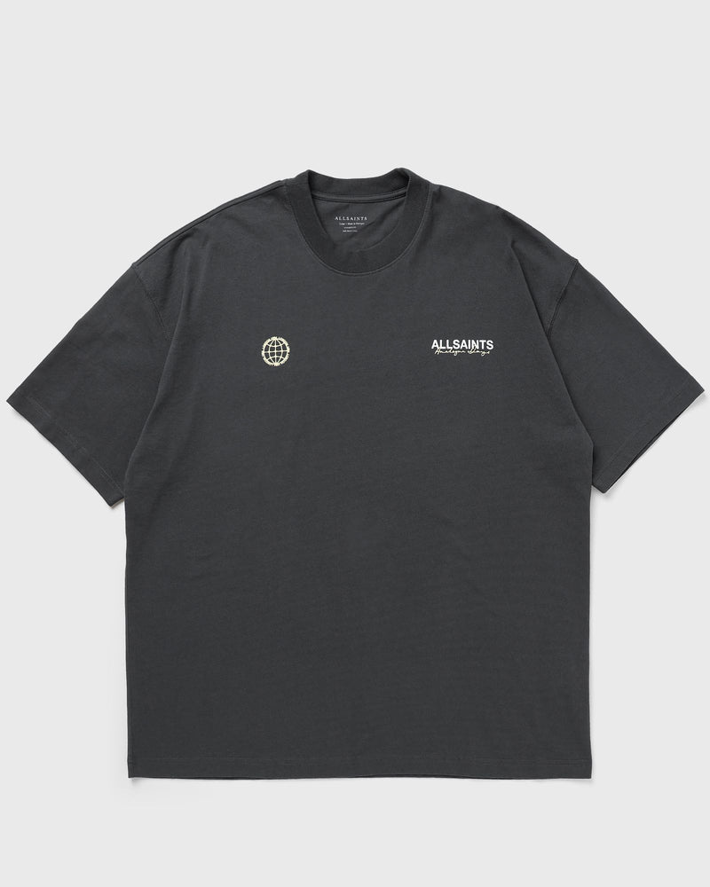 Allsaints Emblem Ss Crew Grey