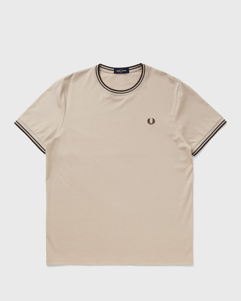 Fred Perry Twin Tipped T-Shirt Beige