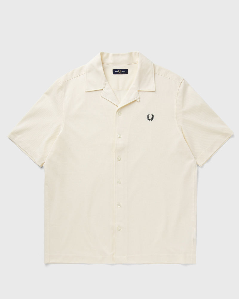 Fred Perry Compress Mesh Revere Collar Sh Beige