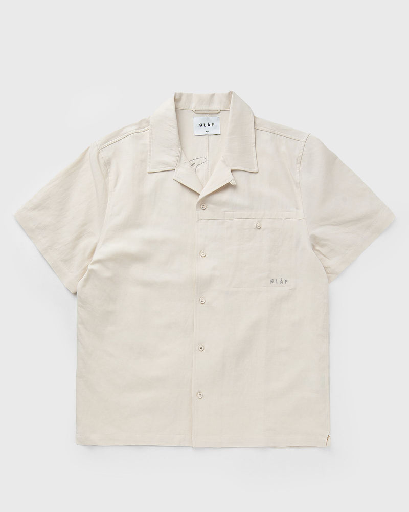 Olaf Sun Linen Shirt White