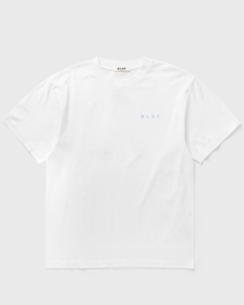 Olaf Brushstroke Face Tee White