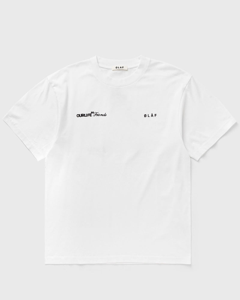 Olaf Script Friends Boxy Tee White