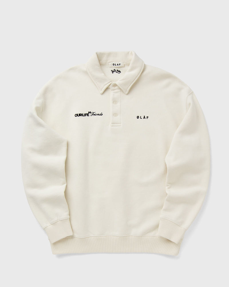 Olaf Script Friends Oversized Polo Beige